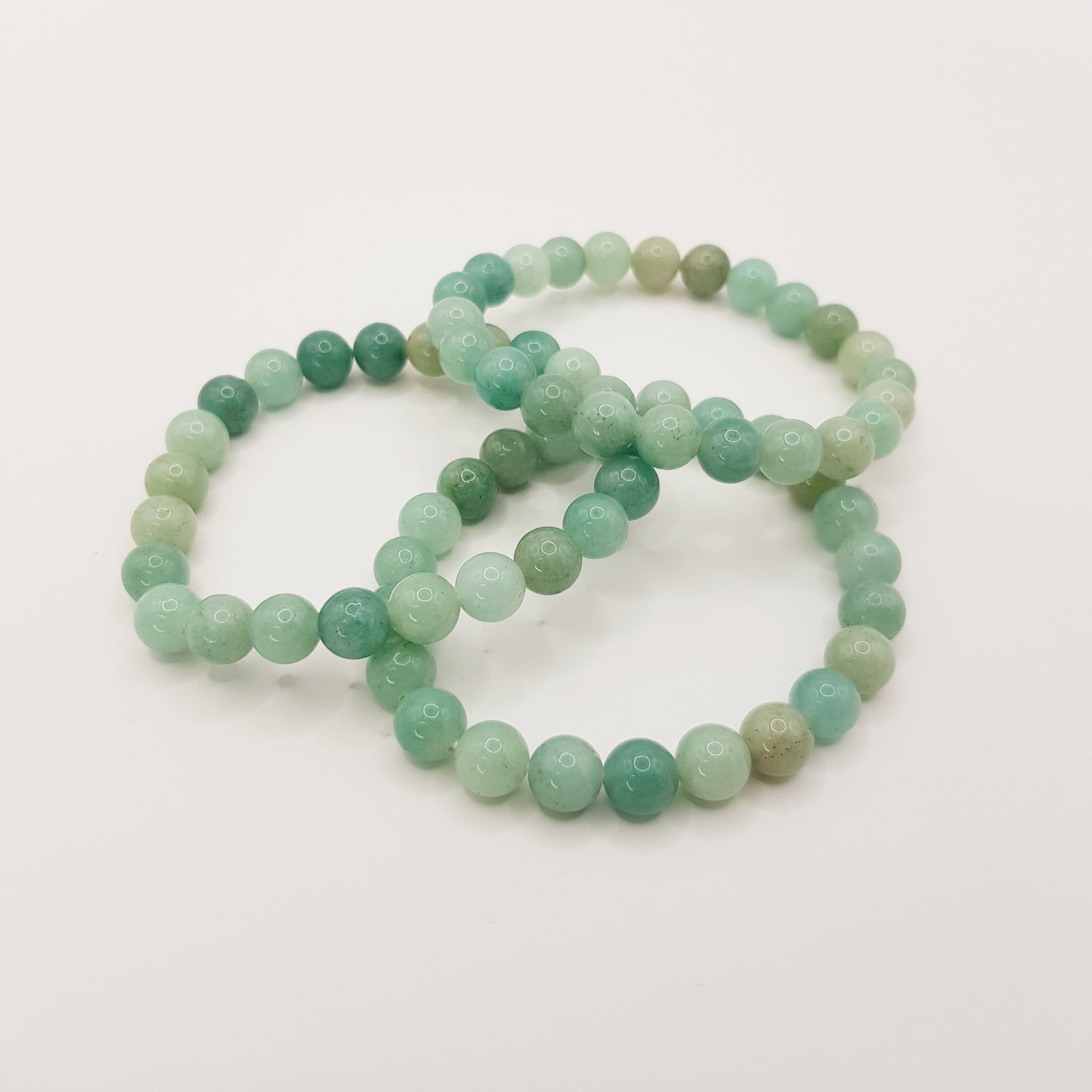 Amazonite Beaded Bracelet - 8mm