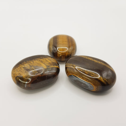Gelber Tigerauge Palmstein - 5cm