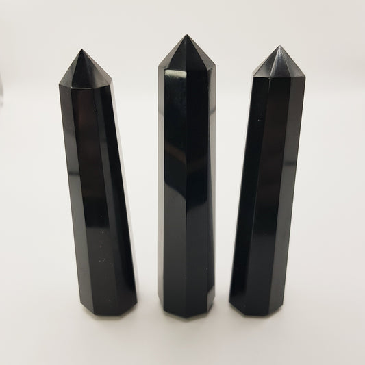 Black Obsidian Tower - 8 Sides