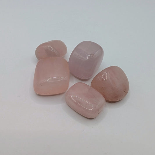 Rose Quartz Tumbled Stone - 20-30mm