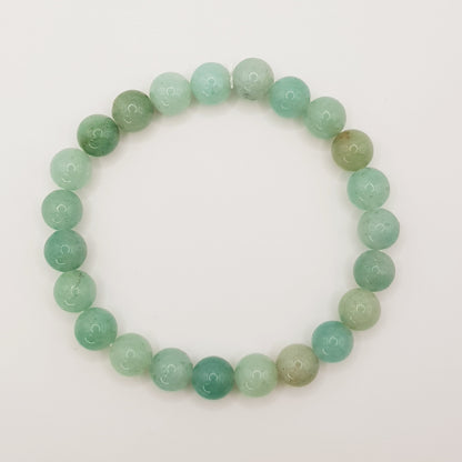 Amazonite Beaded Bracelet - 8mm