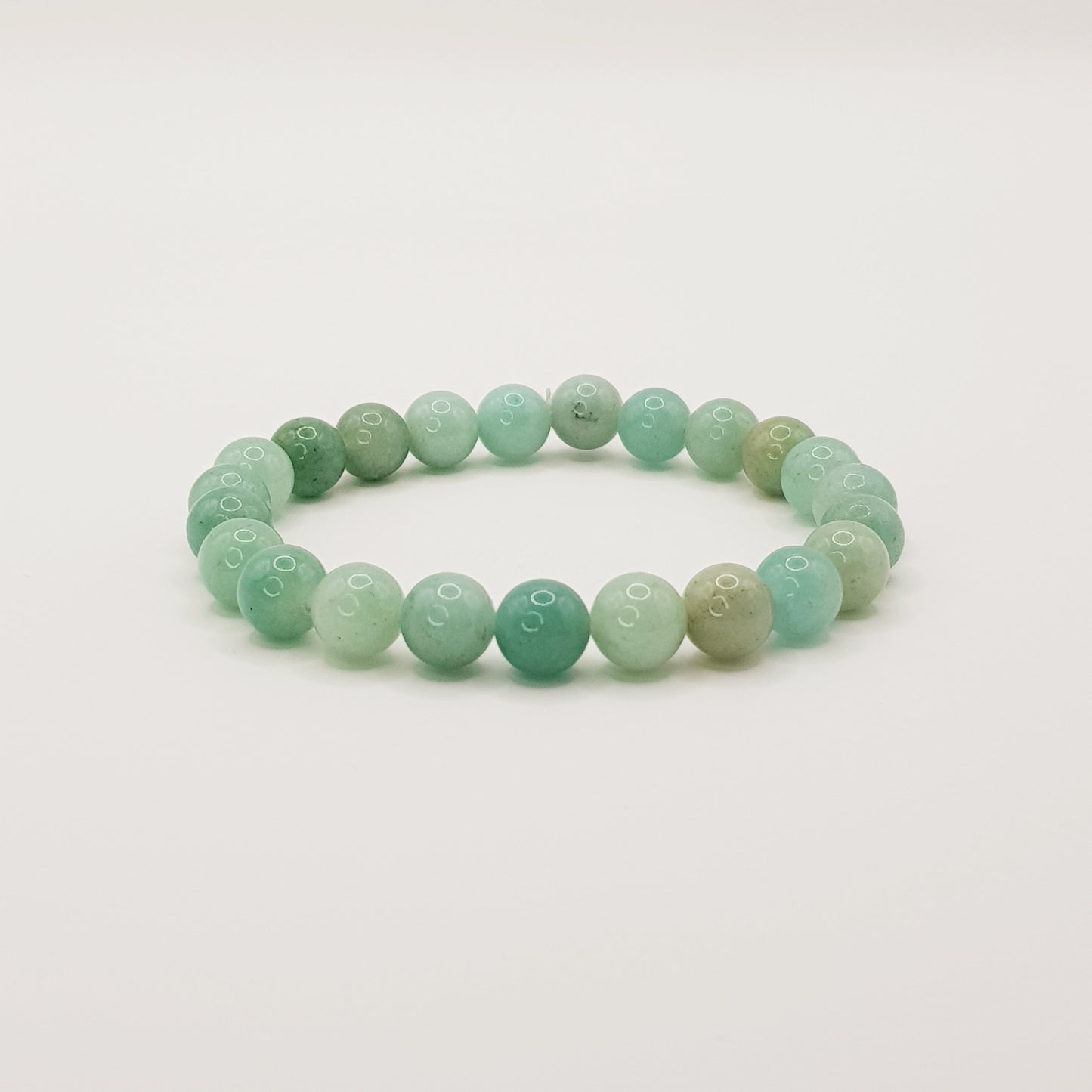 Amazonite Beaded Bracelet - 8mm