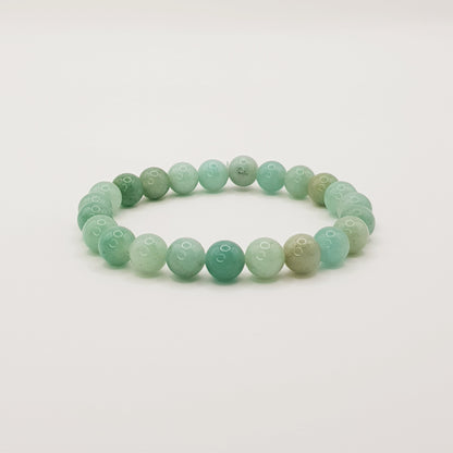 Amazonite Beaded Bracelet - 8mm