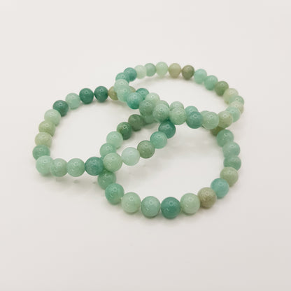 Amazonite Beaded Bracelet - 8mm