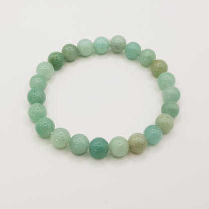 Amazonite Beaded Bracelet - 8mm