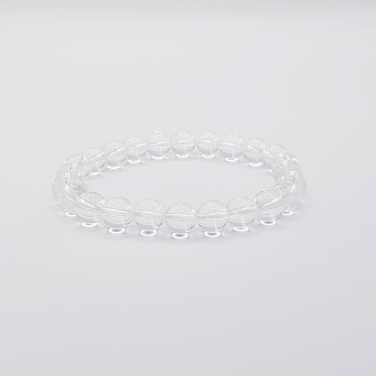Bergkristall Perlenarmband - 8mm