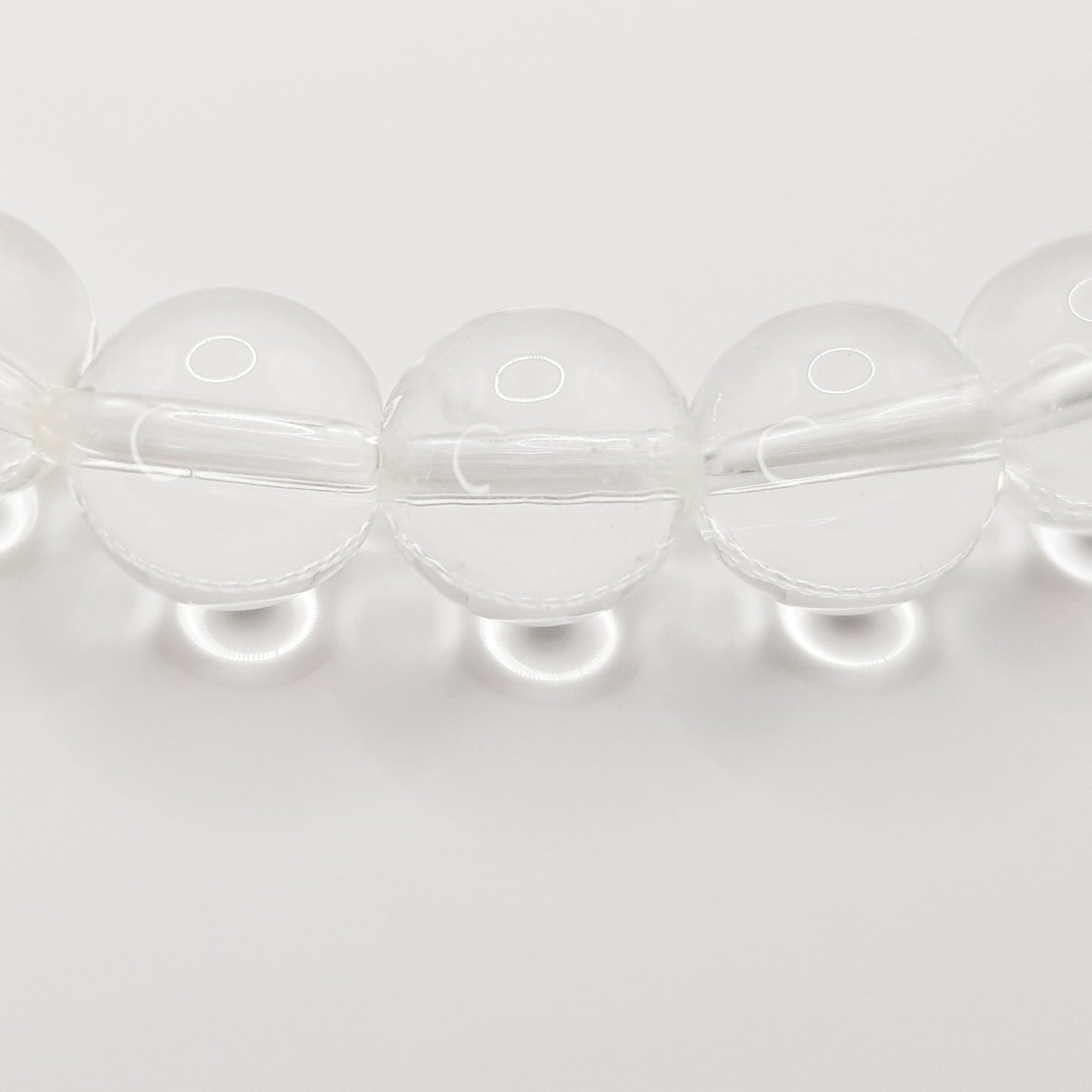 Bracelet perles cristal de roche - 8 mm