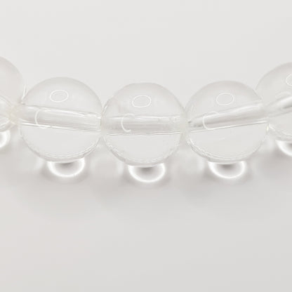 Bracelet perles cristal de roche - 8 mm