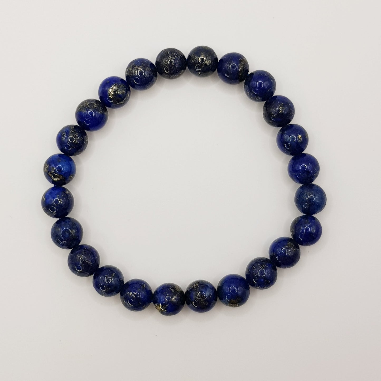 Lapis Lazuli Bead Bracelet - 8mm