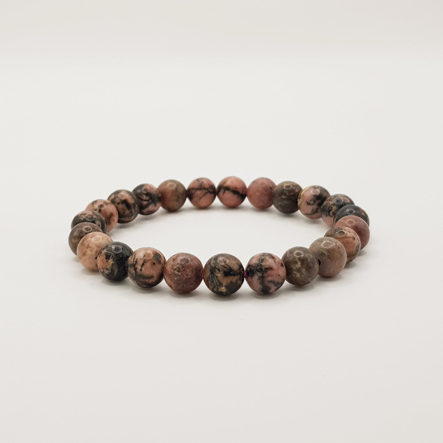 Bracelet de perles de Rhodochrosite - 8mm