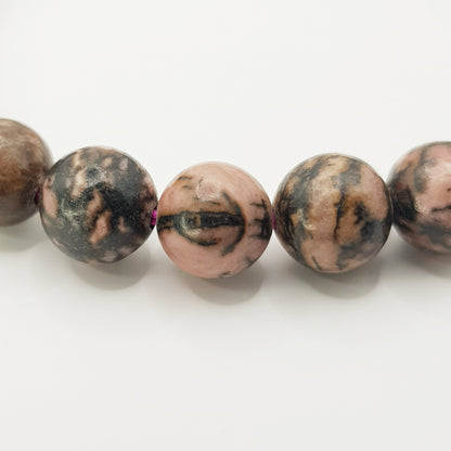 Bracelet de perles de Rhodochrosite - 8mm