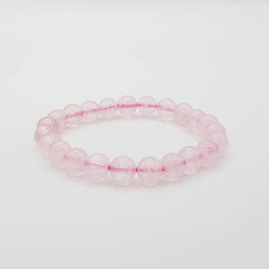 Rosenquarz Perlenarmband - 8mm