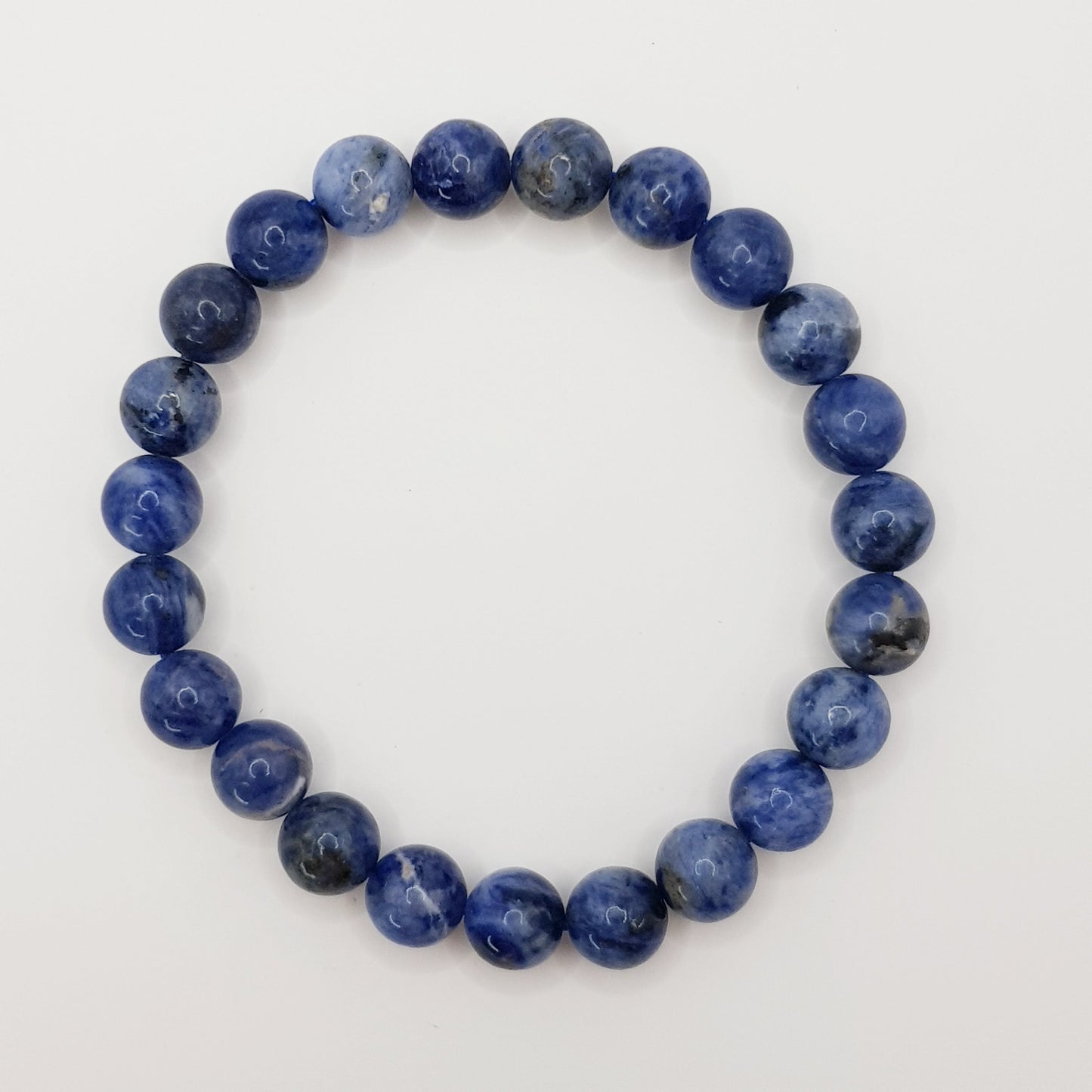 Bracelet perles Sodalite - 8mm