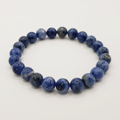 Bracelet perles Sodalite - 8mm