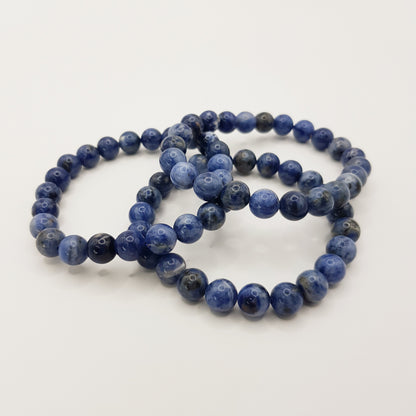 Bracelet perles Sodalite - 8mm