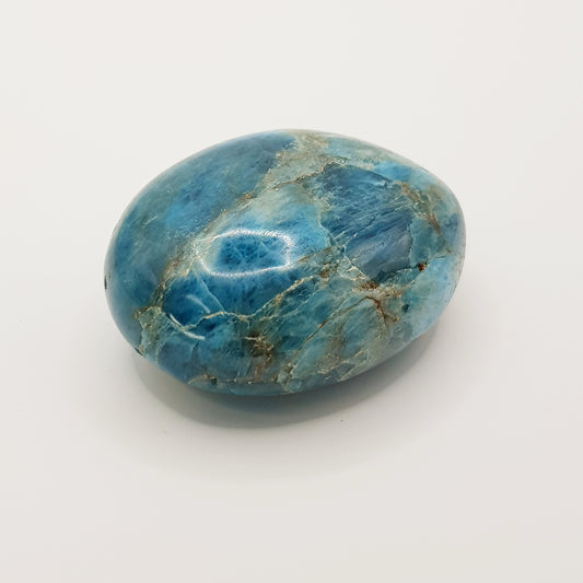 Blauer Apatit Palmstein - 5cm