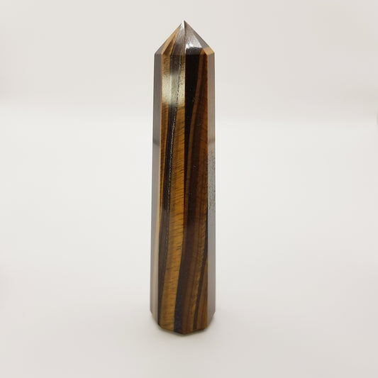 Yellow Tiger's Eye Tower - 8 Sides