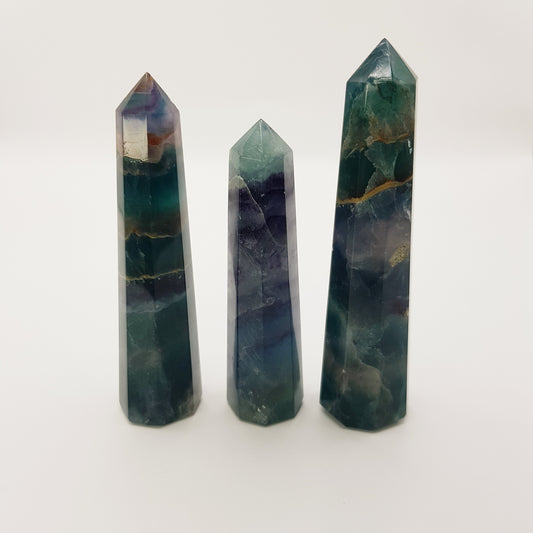 Multi Fluorite Tower - 8 Sides