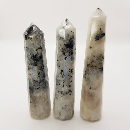 Rainbow Moonstone Tower - 8 Sides