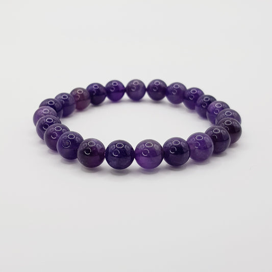 Amethyst Perlenarmband - 8mm