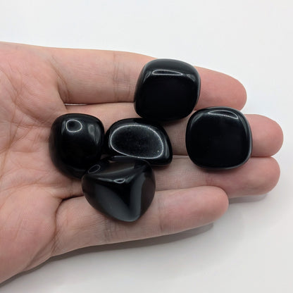 Black Obsidian Tumble Stone - 20-30mm