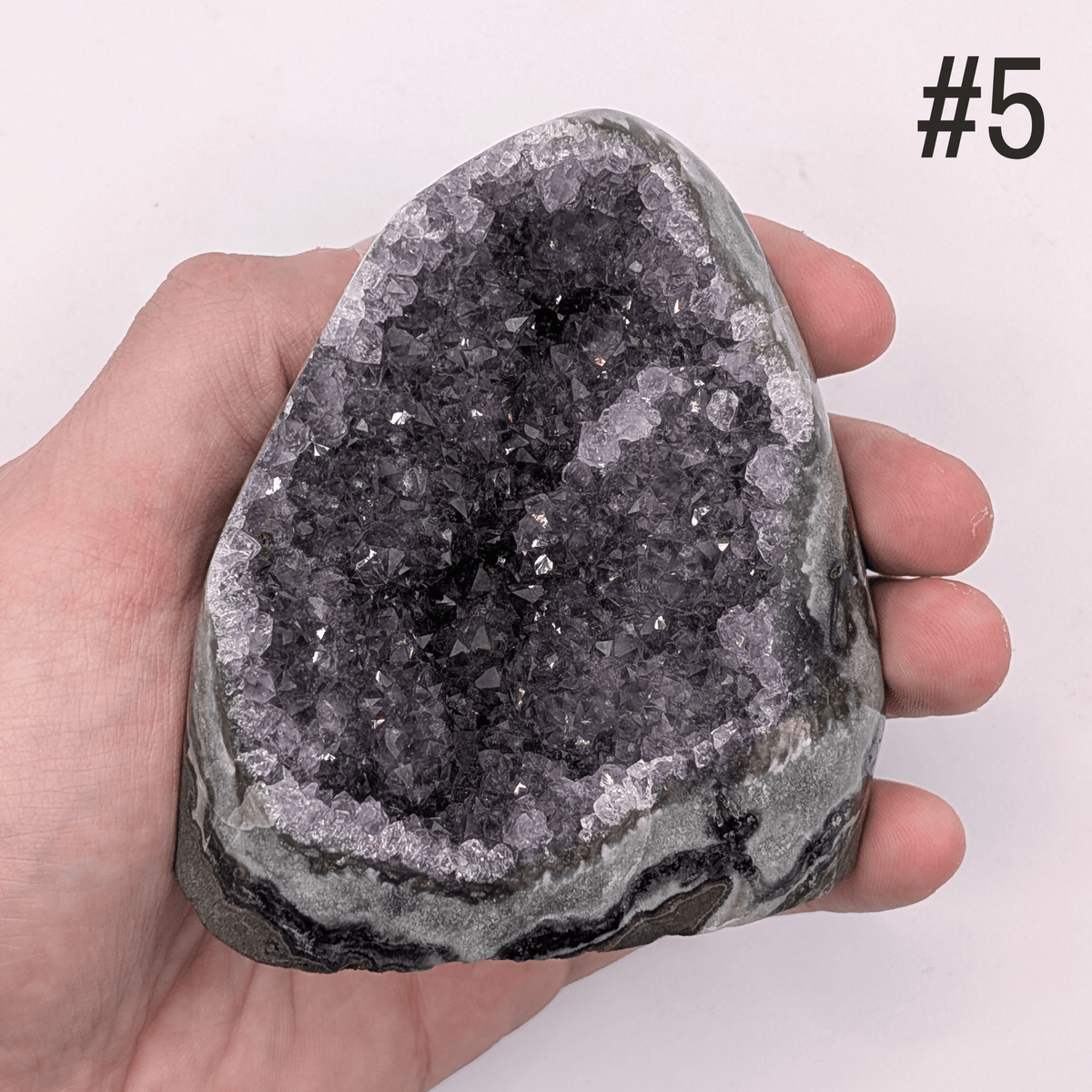 Amethyst Druse mit Standfläche – Unikate 300 g bis 1 kg - FastCrystals