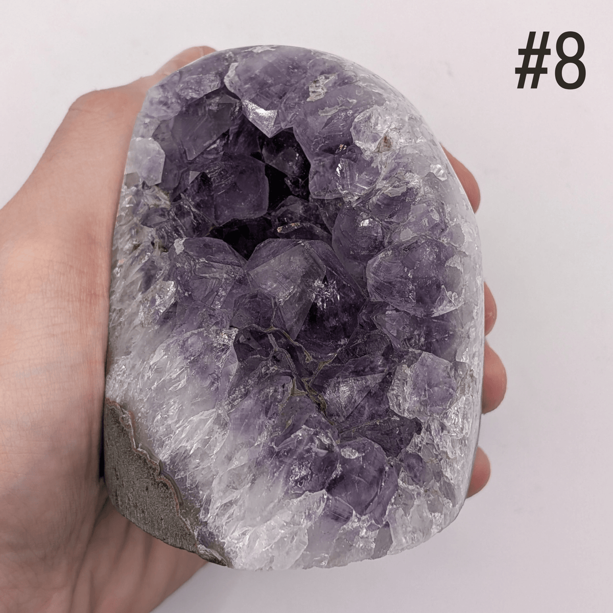 Amethyst Druse mit Standfläche – Unikate 300 g bis 1 kg - FastCrystals