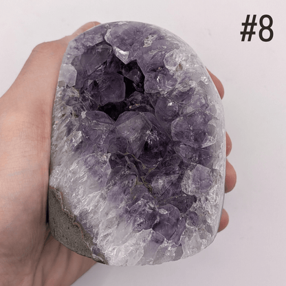 Amethyst Druse mit Standfläche – Unikate 300 g bis 1 kg - FastCrystals