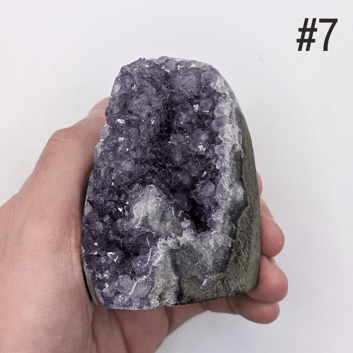 Amethyst Druse mit Standfläche – Unikate 300 g bis 1 kg - FastCrystals