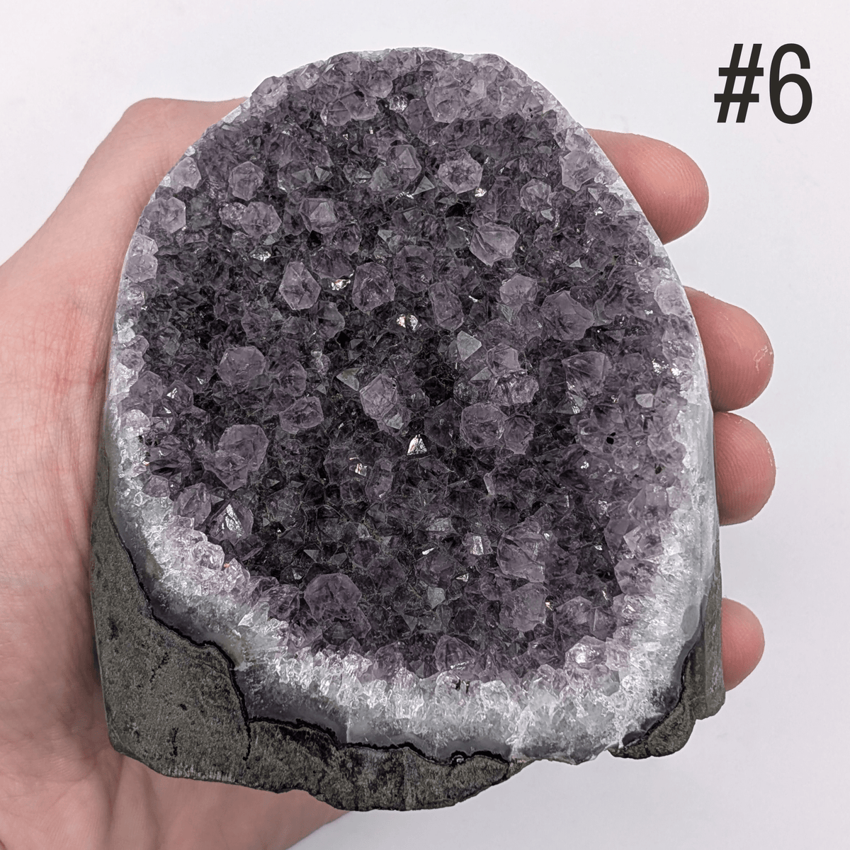 Amethyst Druse mit Standfläche – Unikate 300 g bis 1 kg - FastCrystals