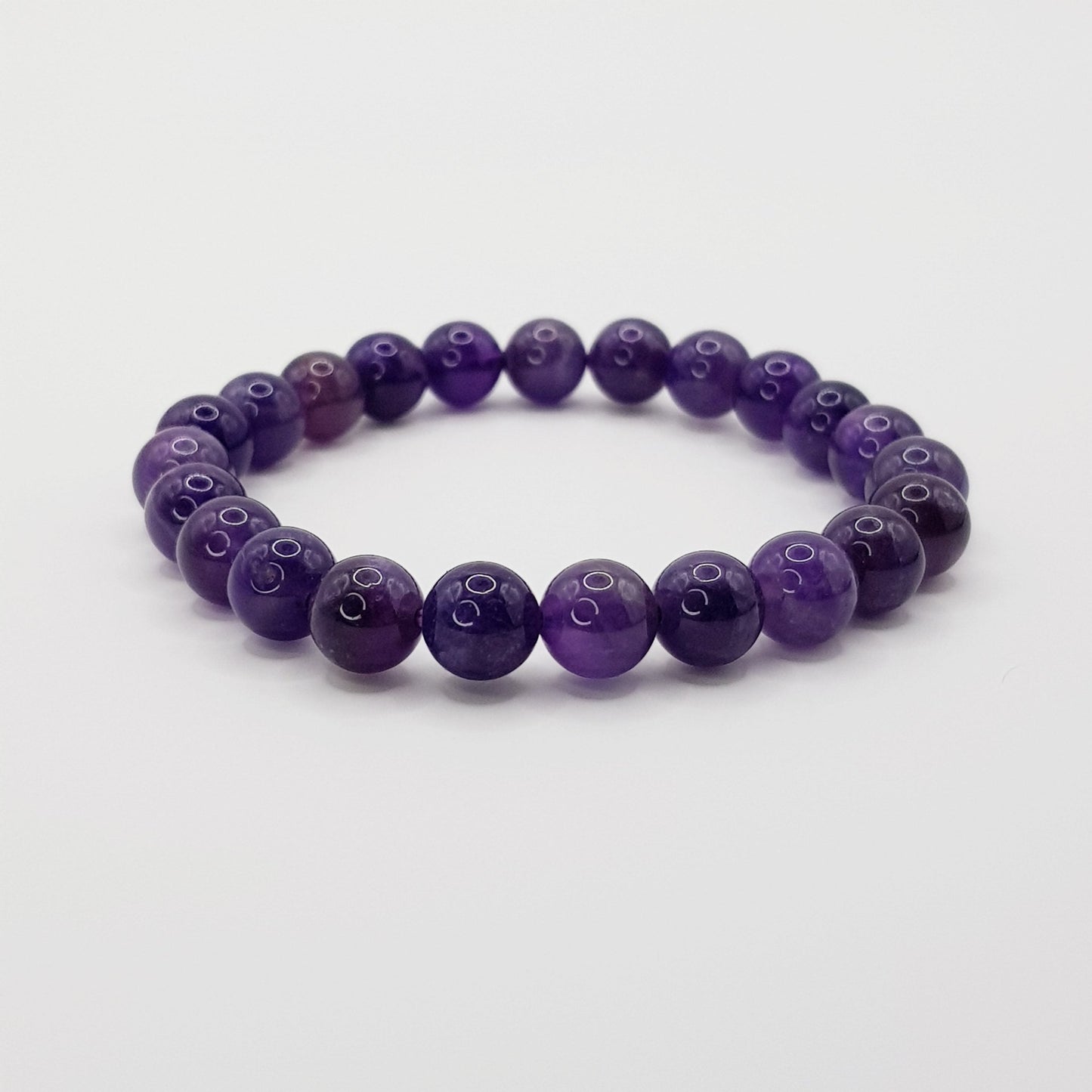 Amethyst Perlenarmband - 8mm - FastCrystals