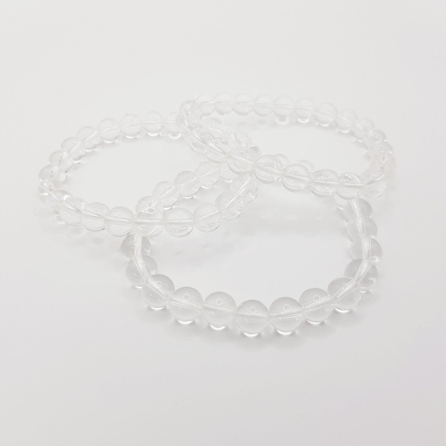 Bergkristall Perlenarmband - 8mm - FastCrystals