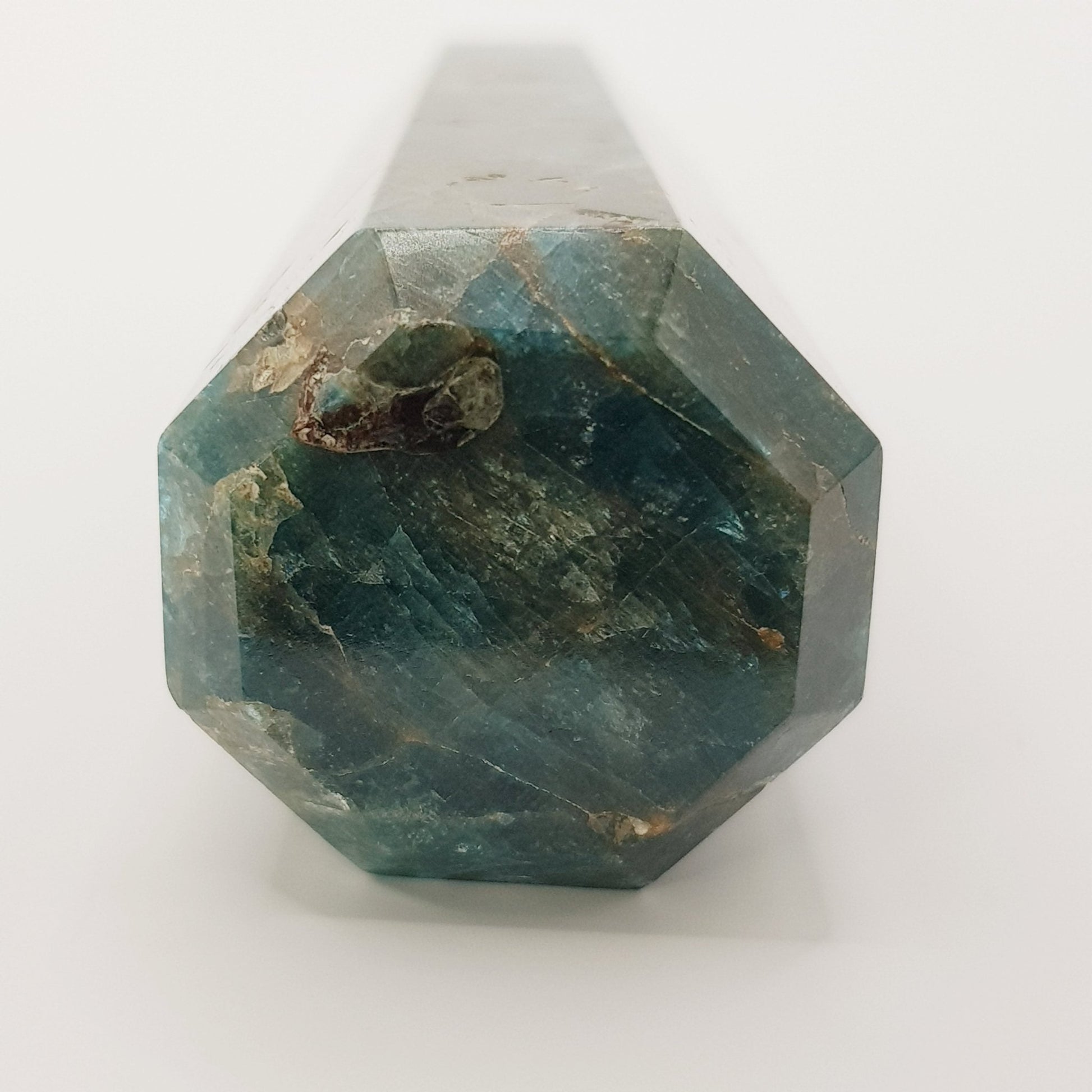 Blauer Apatit Turm - 8 Seiten - FastCrystals
