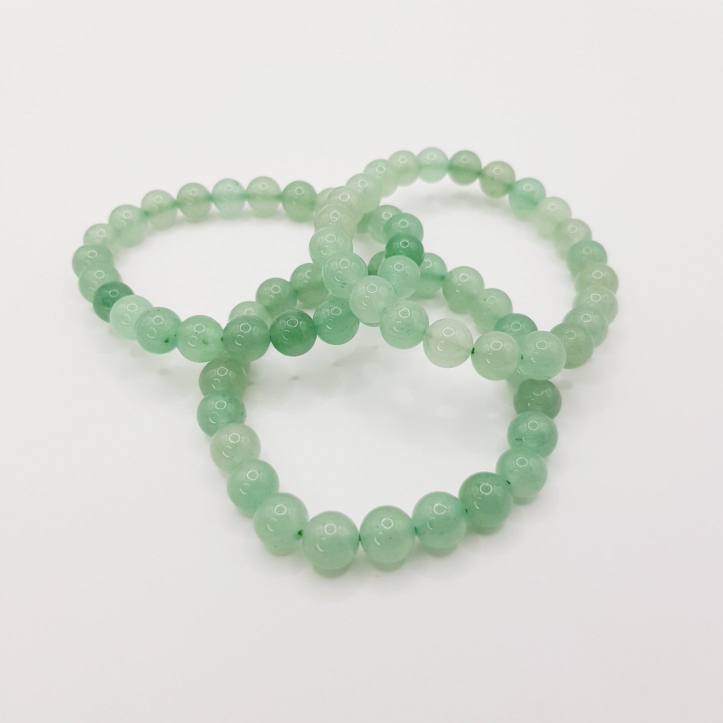 Grüner Aventurin Perlenarmband - 8mm - FastCrystals