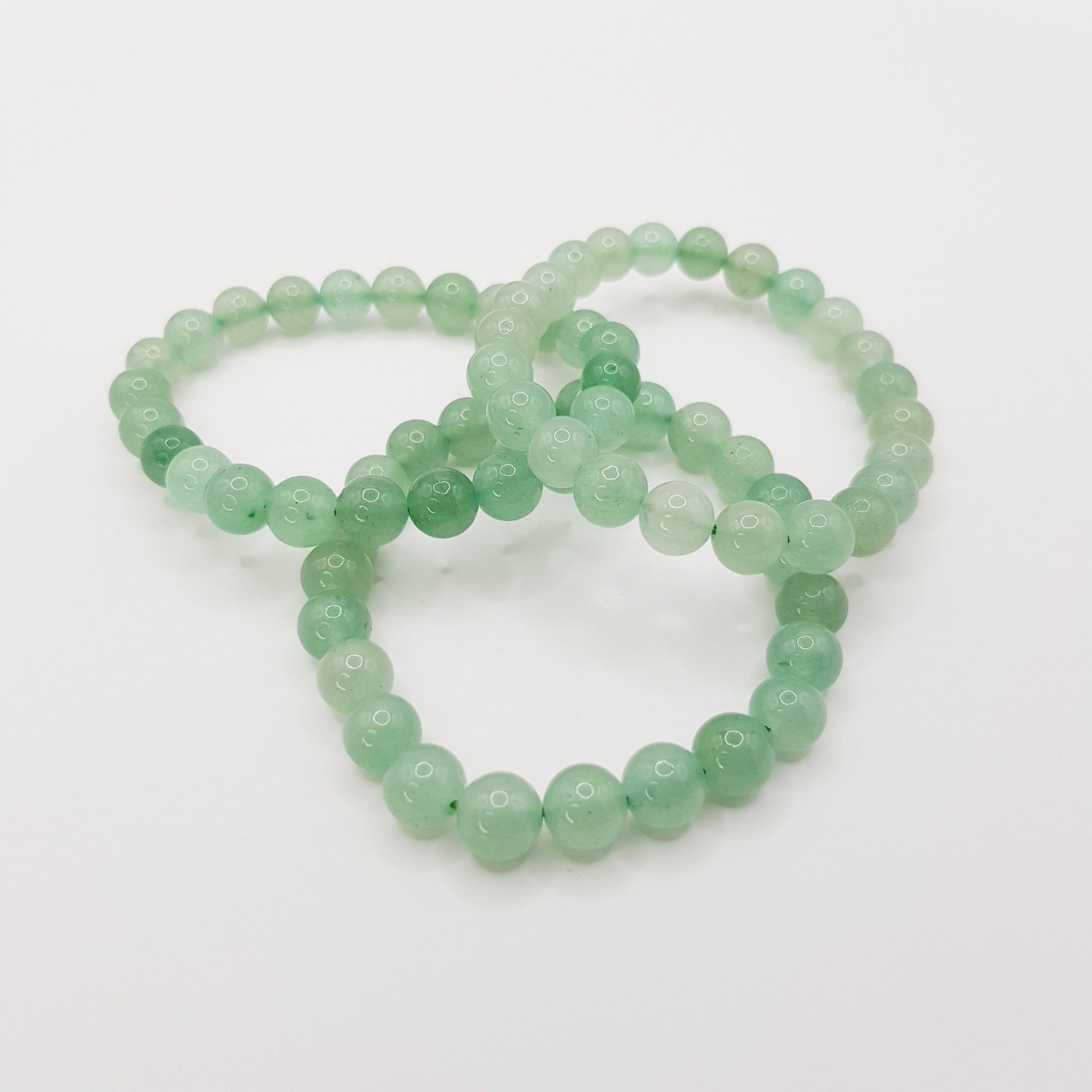 Grüner Aventurin Perlenarmband - 8mm - FastCrystals