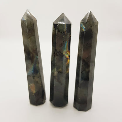 Labradorit Turm - 8 Seiten - FastCrystals