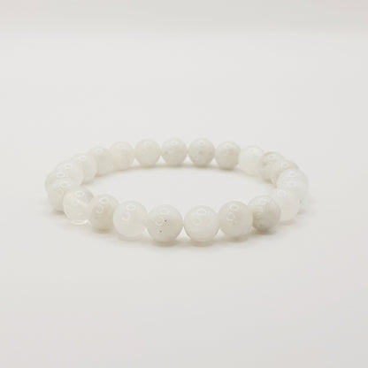 Regenbogen Mondstein Perlenarmband - 8mm - FastCrystals