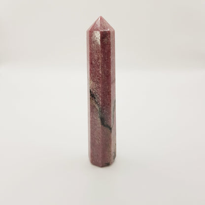Rhodonit Turm - 8 Seiten - FastCrystals