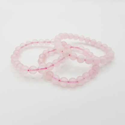 Rosenquarz Perlenarmband - 8mm - FastCrystals