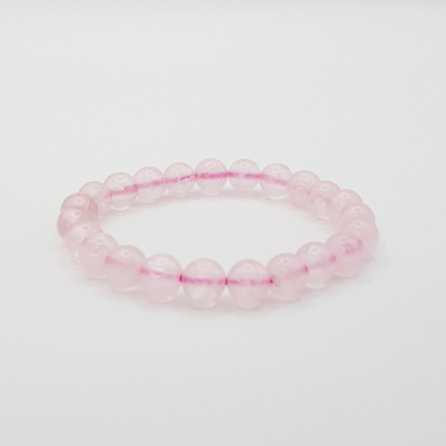 Rosenquarz Perlenarmband - 8mm - FastCrystals