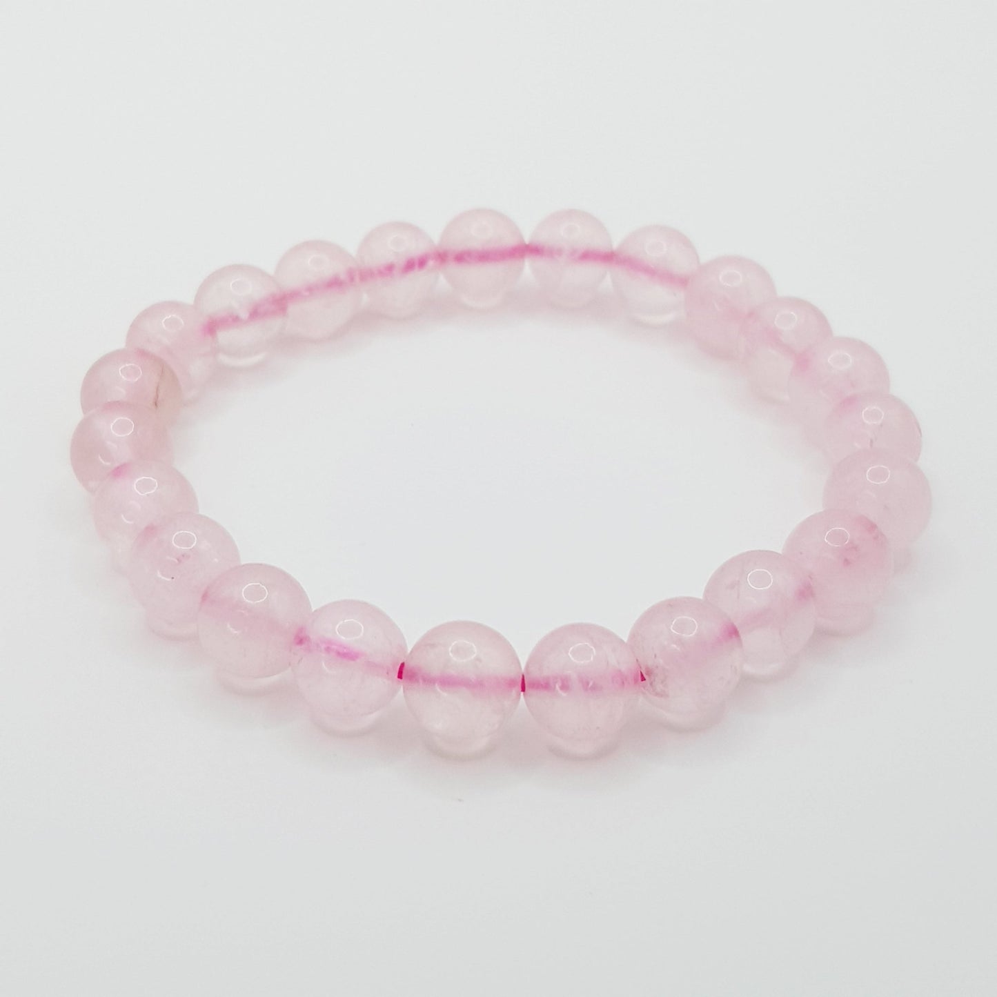 Rosenquarz Perlenarmband - 8mm - FastCrystals