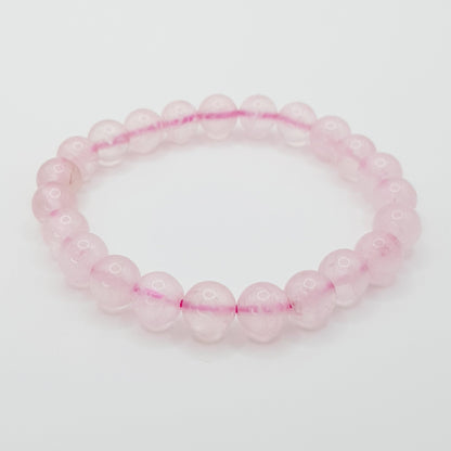 Rosenquarz Perlenarmband - 8mm - FastCrystals