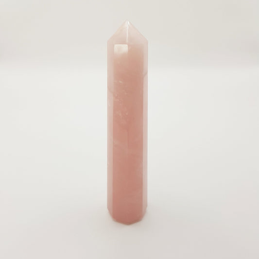 Rosenquarz Turm - 8 Seiten - FastCrystals