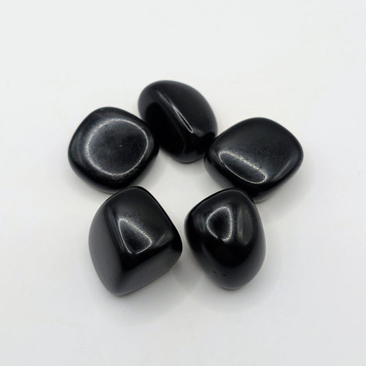 Schwarzer Obsidian Trommelstein - 20-30mm - FastCrystals